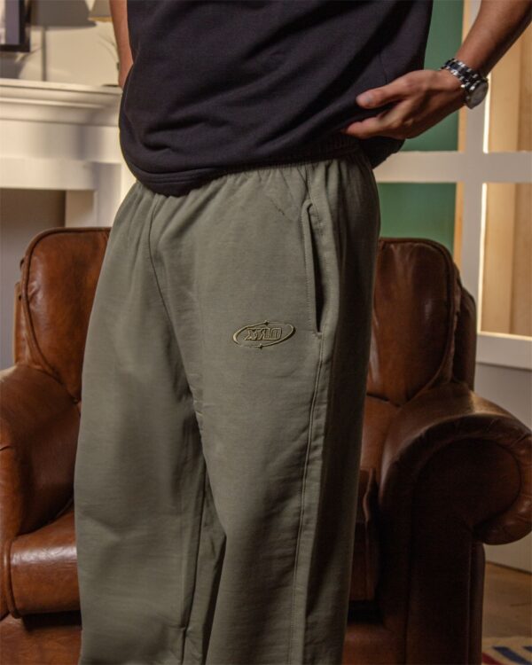 Olive Baggy Motion Sweatpants - Image 5