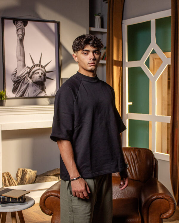 Black Oversized T-Shirt - Image 5