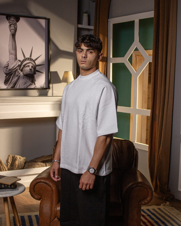 White Oversized T-Shirt - Image 3