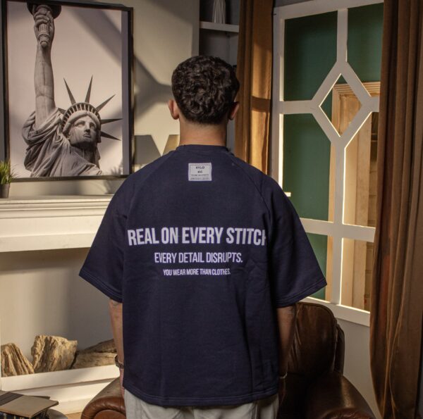 Navy Blue Oversized T-Shirt